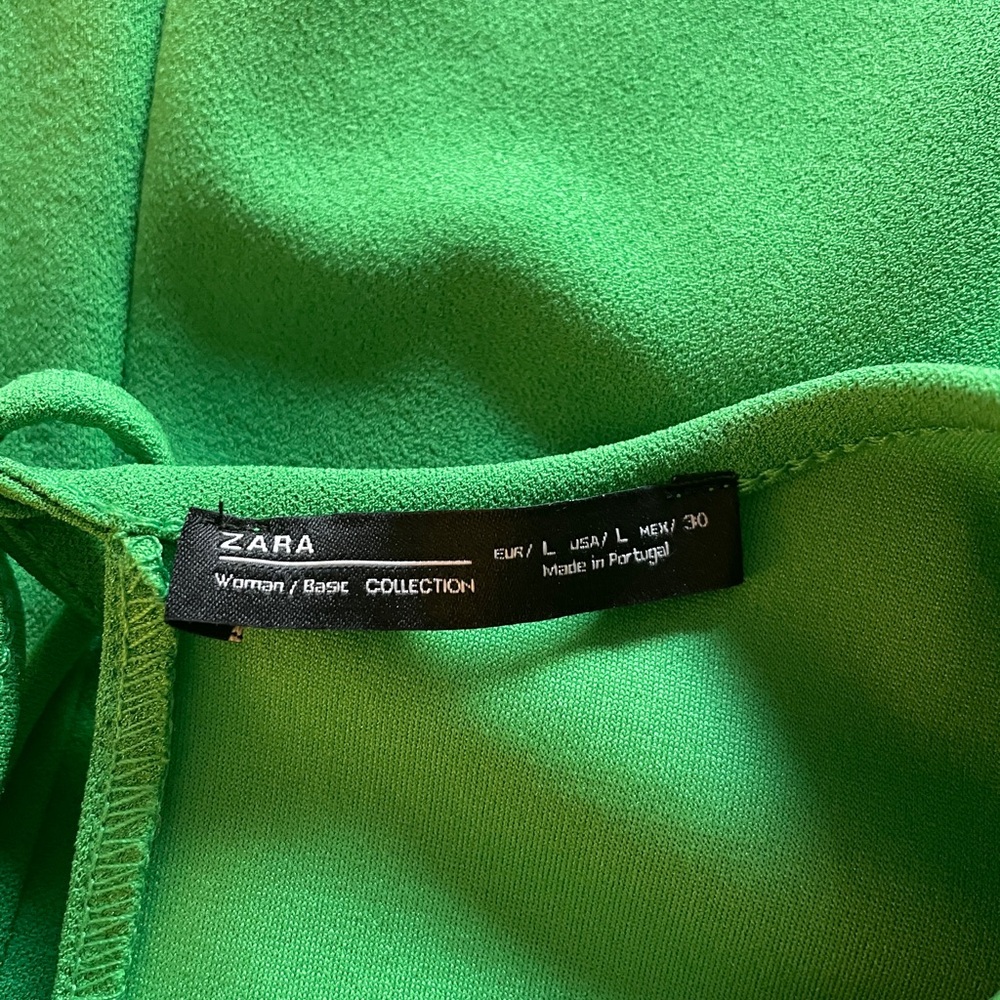 Zara green romper, Sz L, excellent condition - Picture 6 of 6